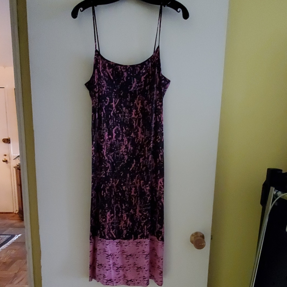 Clothes 100% silk charmuese size 8 slip dress